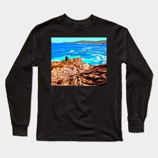 The Rock Fisherman! Long Sleeve T-Shirt